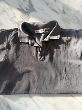 Orlebar Brown kids Charcoal Polo Shirt